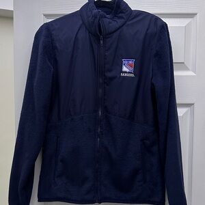 Navy Blue New York Rangers Jacket
